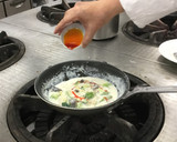 原木しいたけと帆立貝のミルク煮中華風作り方9写真