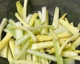 セロリの柚子味噌和え作り方1写真