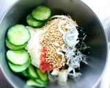 5分。すっごく簡単しらす豆腐サラダ作り方2写真