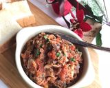 【家バル】簡単☆基本材料2つ☆鯖缶トマト作り方3写真