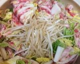 もやしで簡単カサ増し♡豚バラ白菜鍋作り方4写真