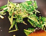 蕪の葉のピリ辛ごま油炒め作り方5写真