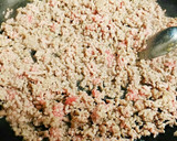 旨辛❤なすとニラと挽き肉のラー油炒め作り方2写真