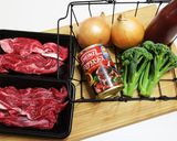 糖質オフ♪すじ肉ビーフシチュー作り方1写真