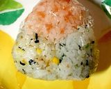 必須３色=合体おにぎり❤どこからかじる？作り方4写真