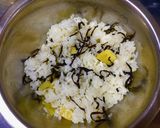 簡単！塩昆布たくあんの和風チャーハン！作り方2写真