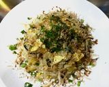 簡単！塩昆布たくあんの和風チャーハン！作り方5写真