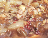 ＊簡単！鶏肉と蒟蒻のピリ辛黒酢煮＊作り方4写真