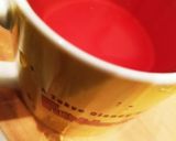 簡単ホットドリンク紅酢ホンチョ緑茶割り作り方1写真