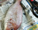 自己流真鯛のさばきかた作り方1写真