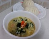 中華まん&わかめ焙煎ごま野菜スープ作り方24写真