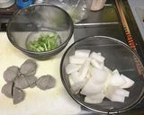 市販のもので簡単時短 つみれ汁作り方1写真
