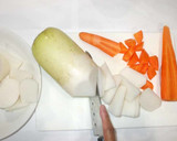 皮付き大根と鶏の煮物♪簡単作り方2写真