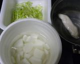 山芋とささみの梅肉サラダ☆作り方1写真