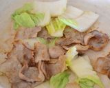 豚バラ白菜のあんかけベジ丼作り方2写真