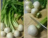 こかぶ鶏肉詰め 白だし&柚子あめ風味作り方1写真