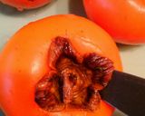 柿大量消費＊和菓子＊丸ごと柿ようかん作り方2写真