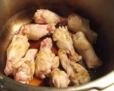 圧力鍋で♪手羽元と根菜の生姜醤油煮作り方6写真