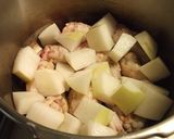 圧力鍋で♪手羽元と根菜の生姜醤油煮作り方7写真