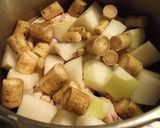 圧力鍋で♪手羽元と根菜の生姜醤油煮作り方8写真