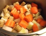 圧力鍋で♪手羽元と根菜の生姜醤油煮作り方9写真