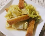 めんつゆで♪さつま揚げと白菜のくったり煮作り方3写真