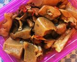 *簡単!鶏肉と蒟蒻のピリ辛黒酢煮*作り方5写真