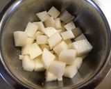 簡単♪鶏がらスープの素で大根の即席漬け作り方1写真
