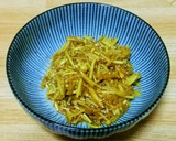 【簡単】エノキのオイマヨカレー炒め作り方4写真