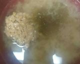 ひきわり納豆味噌汁作り方1写真