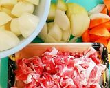 ほっこり旨～❤甘味噌バター肉じゃが❤簡単作り方1写真