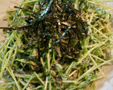 豆苗と海苔のめんたいマヨサラダ作り方3写真