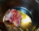 レンコンと豚バラの煮物作り方3写真