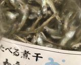 小さな煮干しとゴボウの塩麹炊き合わせ作り方4写真
