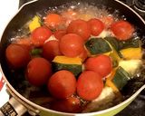 冷蔵庫の残り物具沢山スープ作り方1写真