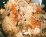 鶏肉とキノコたっぷりの炊き込みご飯作り方10写真