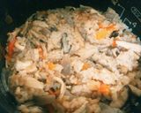 鶏肉とキノコたっぷりの炊き込みご飯作り方11写真