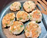 照り焼き♩れんこん餅(大葉入り)作り方4写真