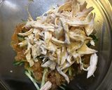 クラゲとキュウリと蒸し鶏のサラダ作り方3写真