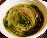白菜ベーコンのミルフィーユ風スープ鍋作り方5写真