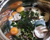 クリタケと乾燥ワカメの味噌汁作り方2写真