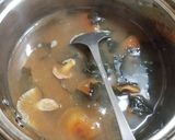 クリタケと乾燥ワカメの味噌汁作り方5写真