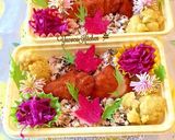 もみじと菊（開花宣言）ささみカツ玄米弁当作り方4写真