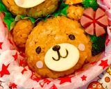 キャラ弁♡動物園に行こう〜サルくまキリン作り方3写真