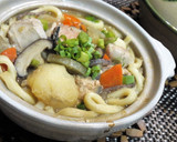 旬★風味抜群【牡蠣のみそ鍋焼きうどん】♪作り方14写真