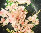 柚子胡椒＆柚子ポン酢味の焼きうどん作り方3写真