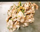 柚子胡椒＆柚子ポン酢味の焼きうどん作り方4写真