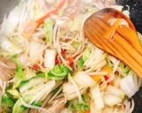 柚子胡椒＆柚子ポン酢味の焼きうどん作り方6写真