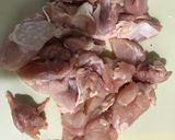 甘辛とりもも肉のバーベキューソース炒め☆作り方1写真