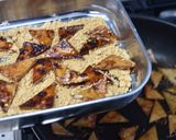焼き酒粕のきな粉まぶし作り方4写真